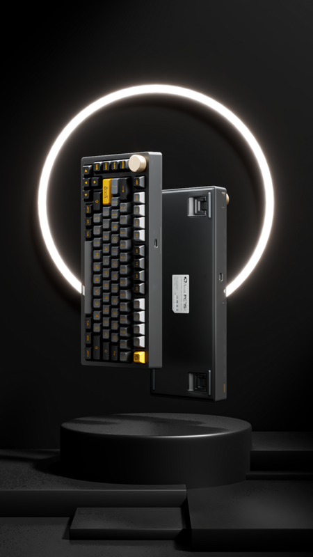 Akko PC75B Plus Black & Gold 9