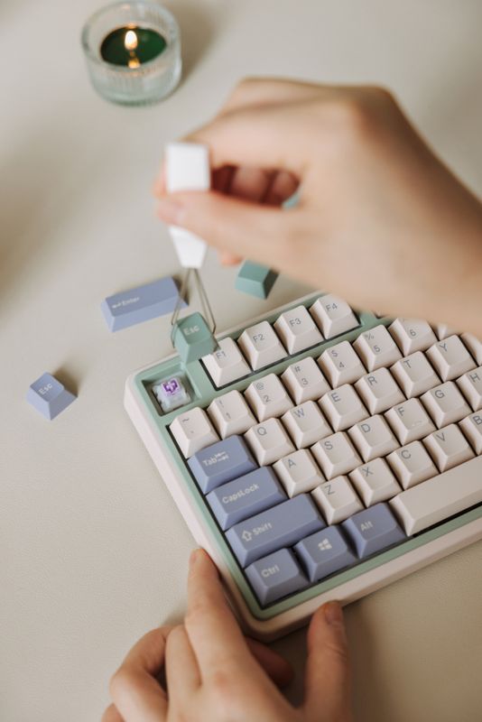 Varmilo VXT81 Minilo Eucalyptus / Gateron G Pro Yellow 2.0 16