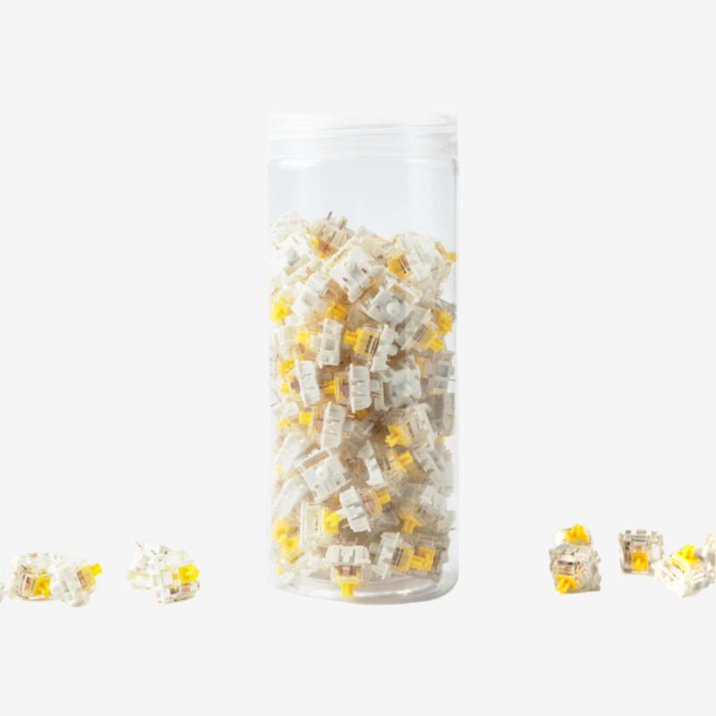 Gateron G Pro 3.0 Yellow Switch (Linear) - 110 sztuk w opakowaniu