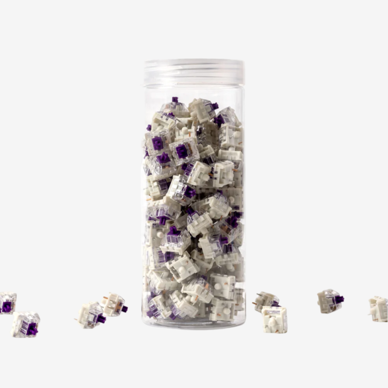 Kailh Pro Purple Switch (Tactile) - 110 sztuk w opakowaniu