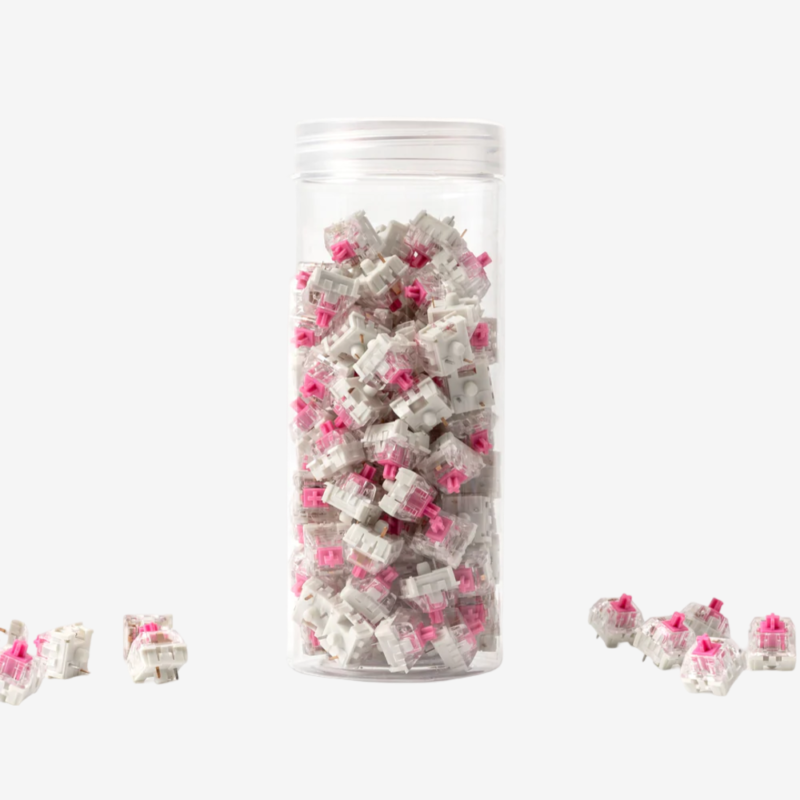 Kailh Speed Pink Switch (Clicky) - 110 sztuk w opakowaniu