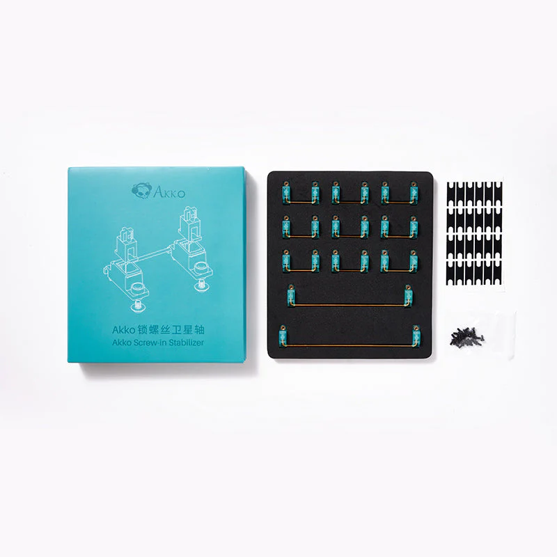 Akko Screw-in Stabilizer - Mint color 6