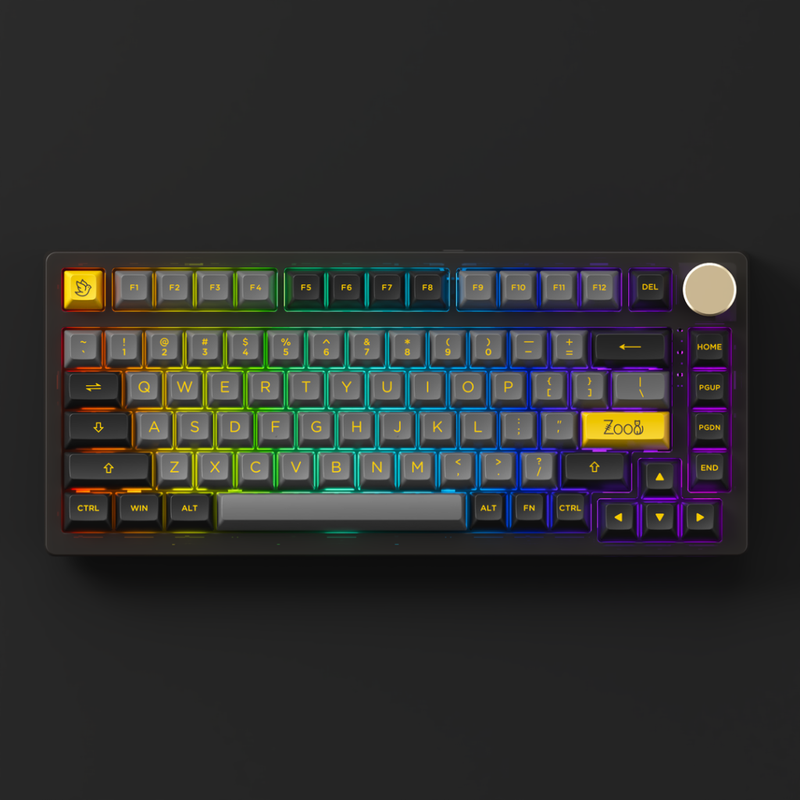 Akko PC75B Plus Black & Gold 5