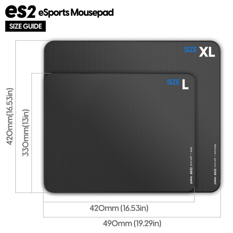 Pulsar ES2 eSports Mousepad 3mm L~XL (Medium Speed) 11