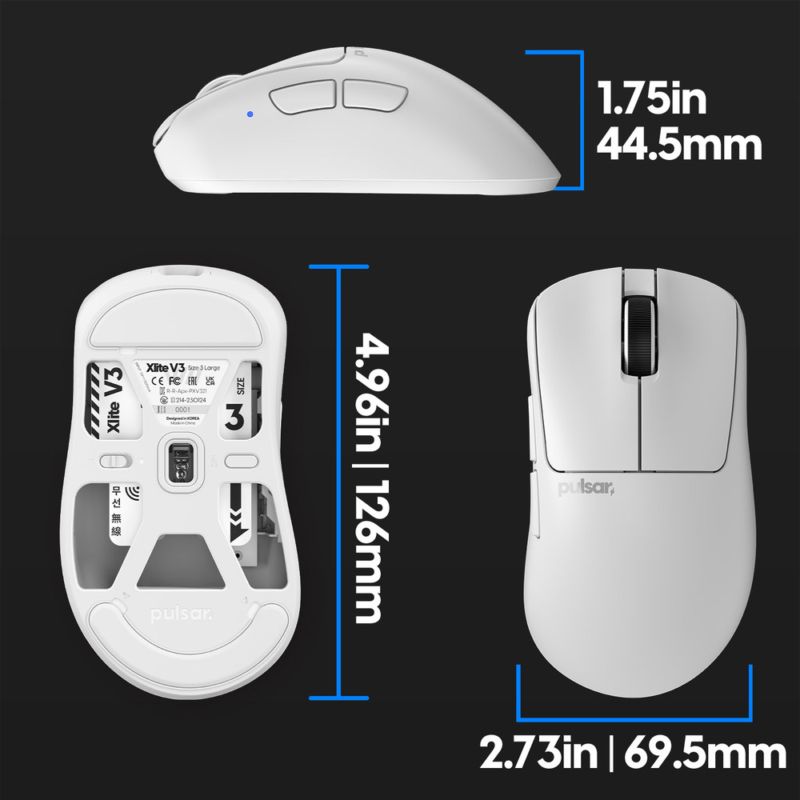 Pulsar Xlite V3 Wireless Gaming Mouse 9