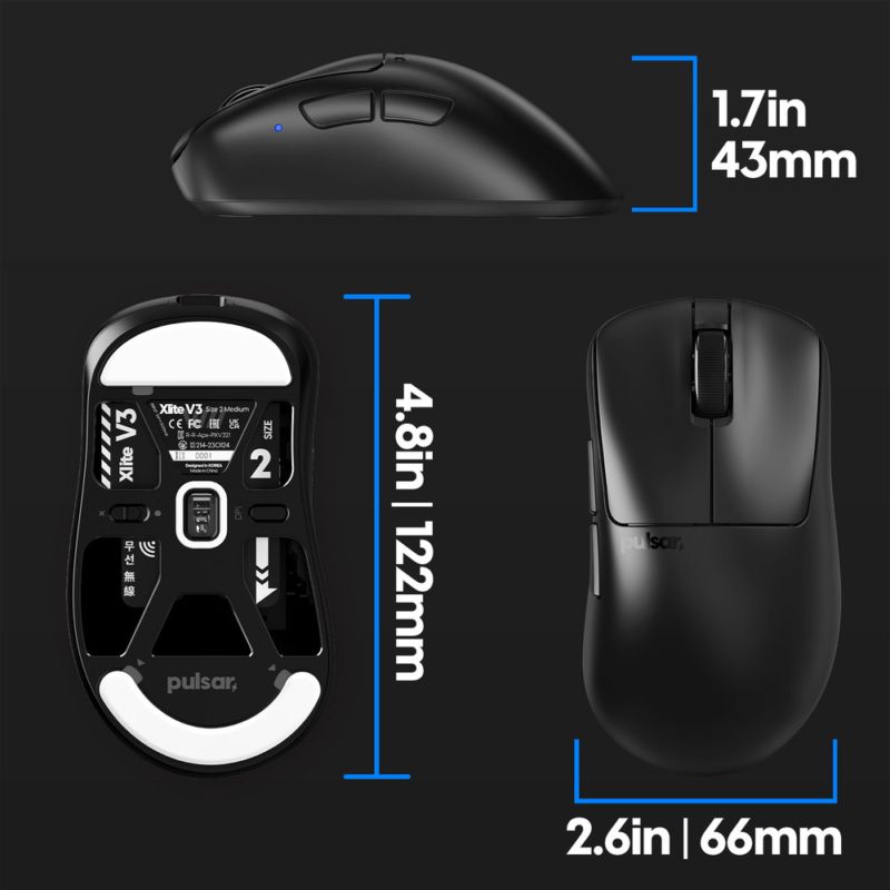 Pulsar Xlite V3 Wireless Gaming Mouse 21