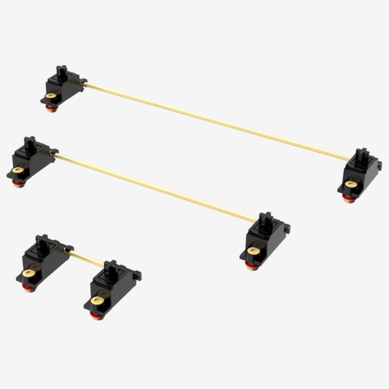 Durock Screw-in Stabilizer v2 - Black / Gold 2