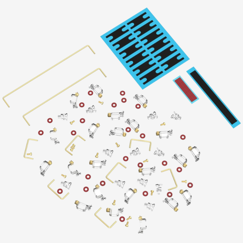 Durock Screw-in Stabilizer v2 - Clear 7